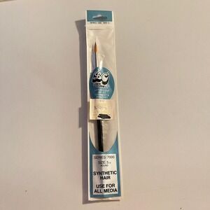 Vintage Loew-Cornell Artist Paint Brush Miniature Series 7000 Size 5‎ B Round